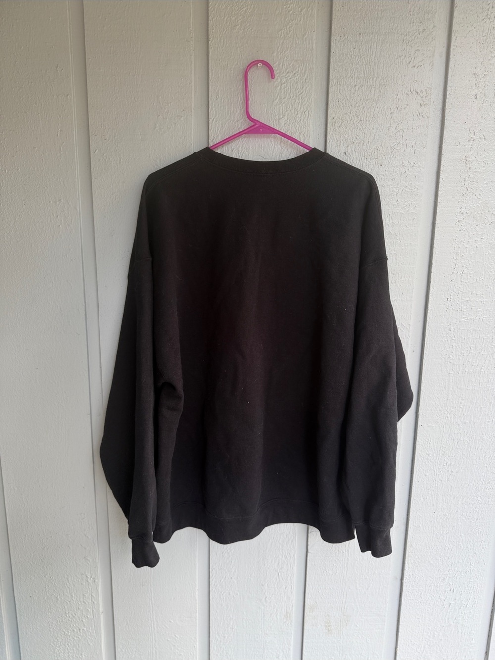 Men’s Wear your faith Psalm 23 Graphic Crewneck Sweatshirt - Black - Picture 3 of 5